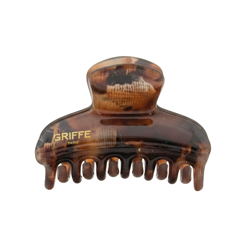 GRIFFE Dentelle Marron Beige - Заколка-краб Laura мала 